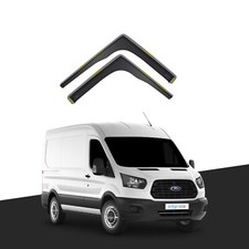 Ford Transit MK8 2013-onwards 2 Door Van Wind Deflectors 2pc Tinted