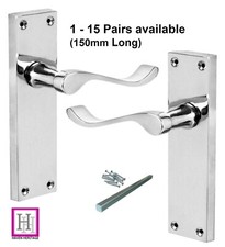 Door Handles Polished Chrome