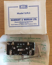 Hammant & Morgan H&M SM3 Electric Point Motor Solenoid O HO OO Boxed