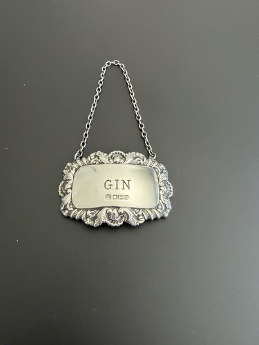 Solid silver rococo style gin - solid,