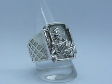 S. PETER FISHERMAN 925 STERLING SILVER PISCATORIUS POPE LEON XIV RING