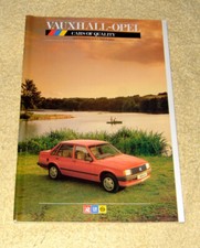 Vauxhall Opel car range Sep