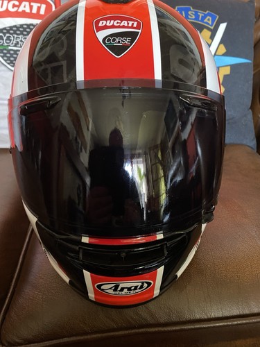 Ducati arai chaser crash - arai,