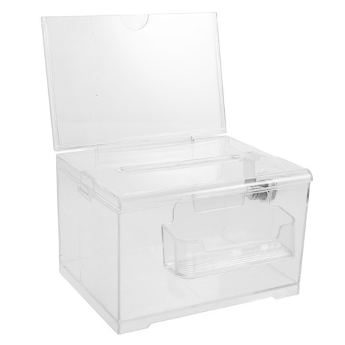 Acrylic ballot box travel - ,