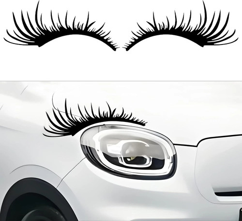 Pcs car headlight eyelashes - car,