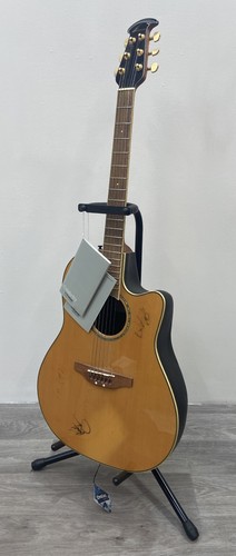 Bon jovi signed ovation guitar - ovation,