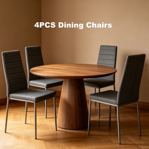 Dining chairs set faux - set, 4