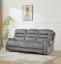 Nora Fabric Recliner Sofa 3
