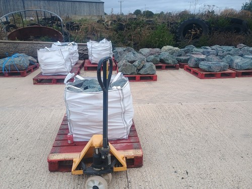 500 granite garden rocks - 500, kg