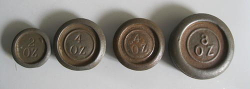 Vintage kitchen scale weights - kitchen,