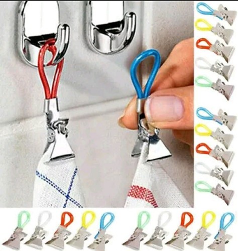 Pcs towel hanging clips - hanging,