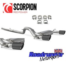 Scorpion Focus RS MK3 Exhaust System Cat Back 3" Non Res VALVED Carbon SFD084CF