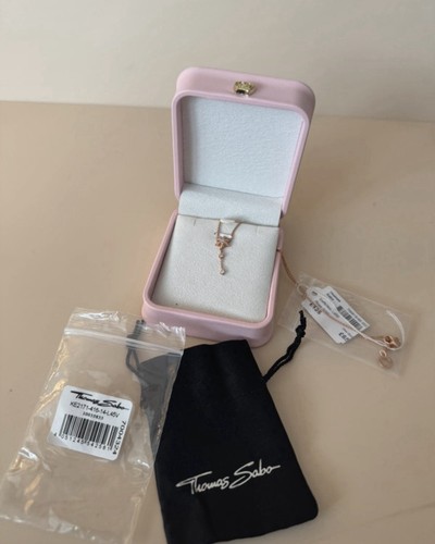 Thomas sabo rose gold cross - thomas,