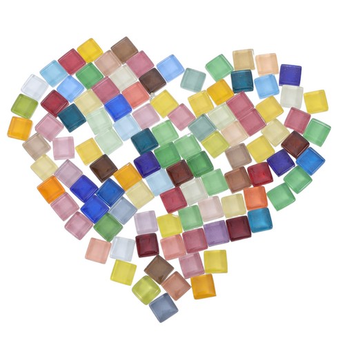 1set mixed colors glass - 1set, mosaic