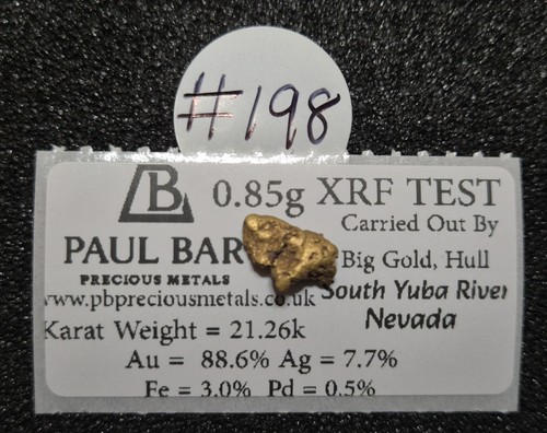 198 natural gold nugget - gold,