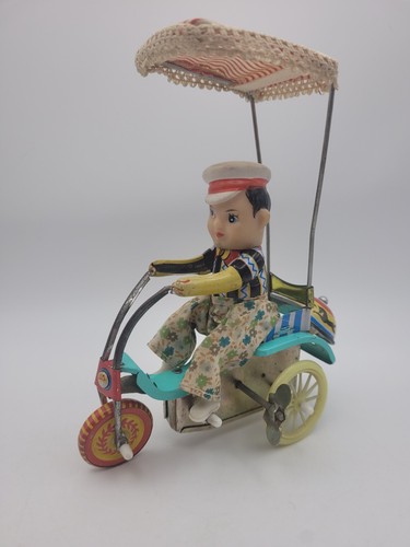 Vintage tinplate tricycle - vintage,