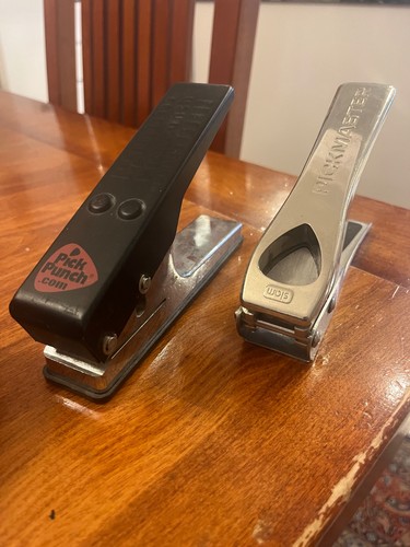 Guitar pick punch - guitar, set