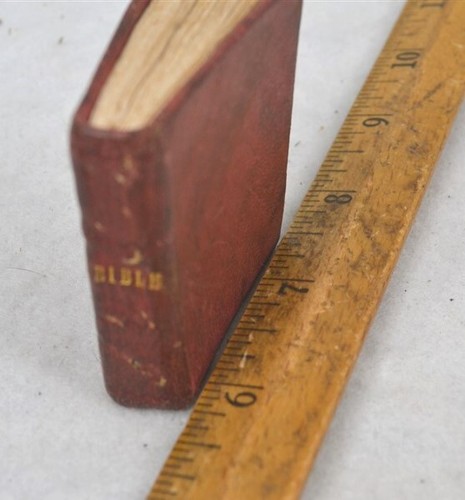 Antique book miniature - antique, bible