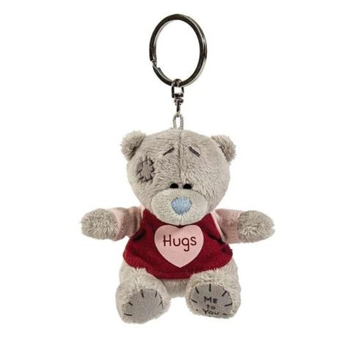 Hugs shirt 8cm keyring - hugs, t-shirt