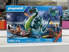 Playmobil Promo Pack Set 71830 Vikings Warriors with Sea Monster NEW BOXED