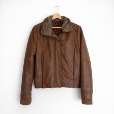 Lacoste Brown Leather Jacket