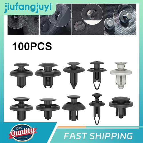100x car body push - car, rivet