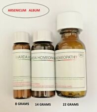 ARSENICUM ALBUM in 6C 9C 30C 200C 1M & IN 8/16/24 Grams 10ML Homeopathic Remedy