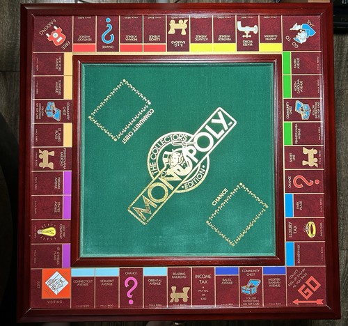Monopoly franklin mint - mint, 1991