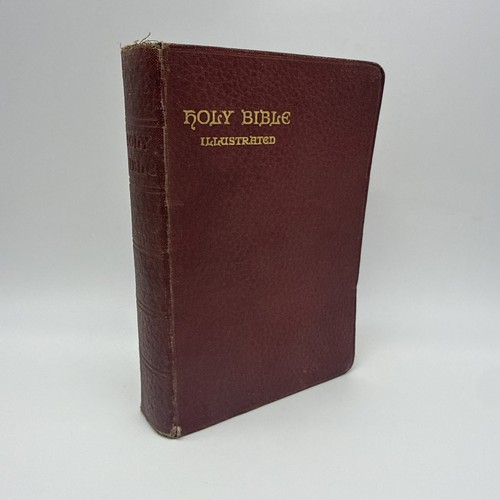 Antique holy bible illustrated - holy,