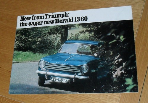 Triumph herald brochure - triumph,