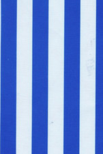 Oilcloth Fabric Stripes Blue