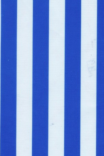 Oilcloth fabric stripes blue - fabric,
