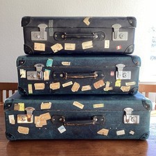 Vintage Globetrotter Set of 3