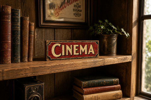Cinema sign room vintage - cinema,