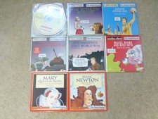 HORRIBLE HISTORIES, HORRIBLY FAMOUS SET OF 8 PROMO AUDIO BOOK CDS TERRY DEARY