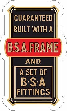 Bsa frame sidecar motorcycles - bsa,