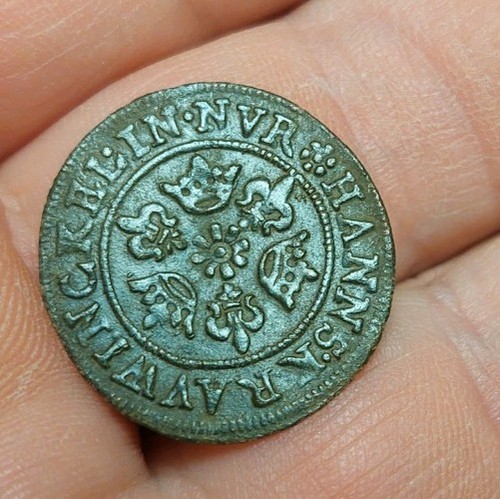 Medieval hammered jetton coin - medieval,