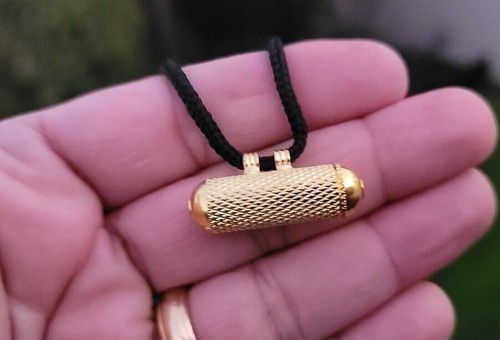 Gold taweet locket nazar - locket,