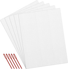 5 Pcs 7 Count Plastic Mesh