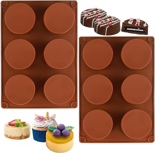 Silicone round cake mold - round,