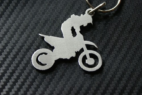 Motocross bike keyring - motocross, trials