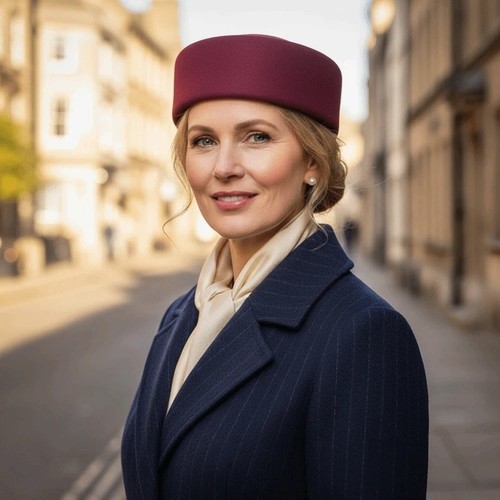 Stewardess hat pillbox - stewardess,
