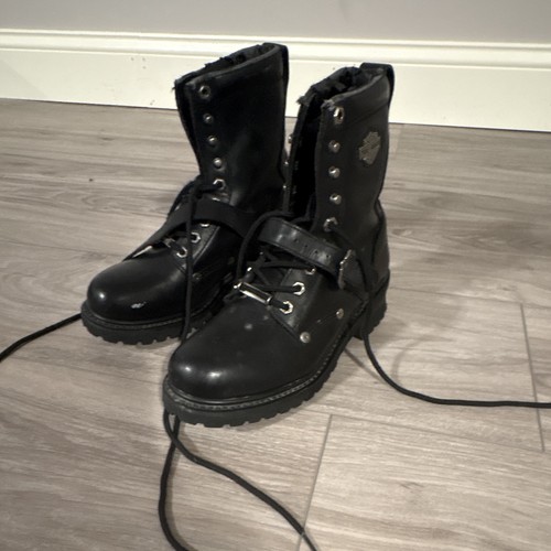 Harley davidson black leather - harley-davidson,