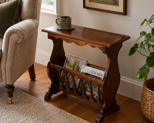 Vintage wood coffee table - vintage,
