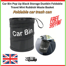 Car Bin Pop Up Black Storage