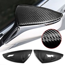 Carbon Fiber Mirror Cover Cap Replacement For Lexus ES LS UX RC 2019-2022
