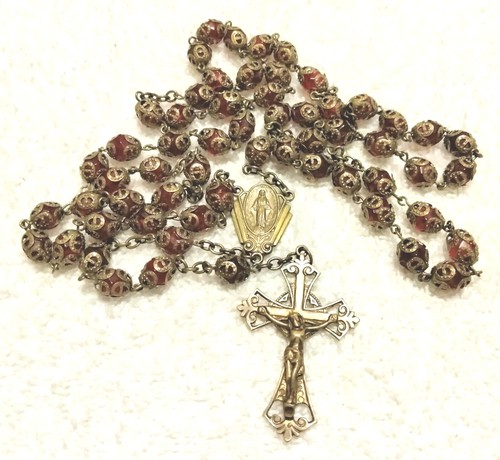 Filigree rosary beads - beads, rare