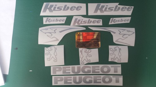 Peugeot kisbee decals - kisbee, decals/stickers