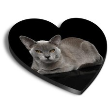 1x Heart Fridge MDF Magnet