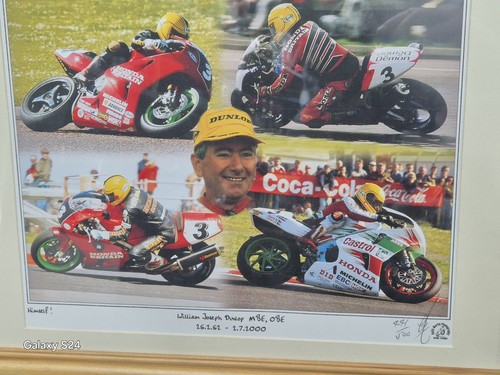 Rare joey dunlop - dunlop, signed